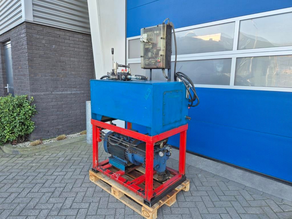 FBM POWER Hydrauliek unit 22KW Moter 32 ltr/pm, Info@bolkmachinehandel.nl, Zweden, Ophalen of Verzenden, Gebruikt