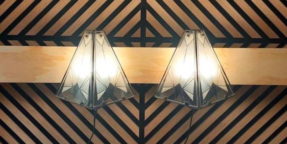 Memphis style jaren 80 wandlamp, Ophalen of Verzenden