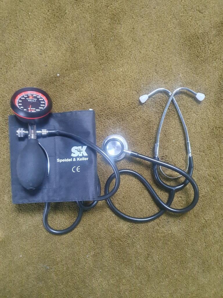 Speidel & Keller bloeddrukmeter en stethoscoop set, Ophalen of Verzenden, Zo goed als nieuw, Overige typen