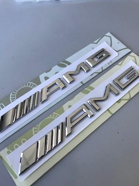 amg embleem amg logo G-klasse GLA A45 C43 C63 E63 E43 E53 CL, Auto diversen, Tuning en Styling, Ophalen of Verzenden