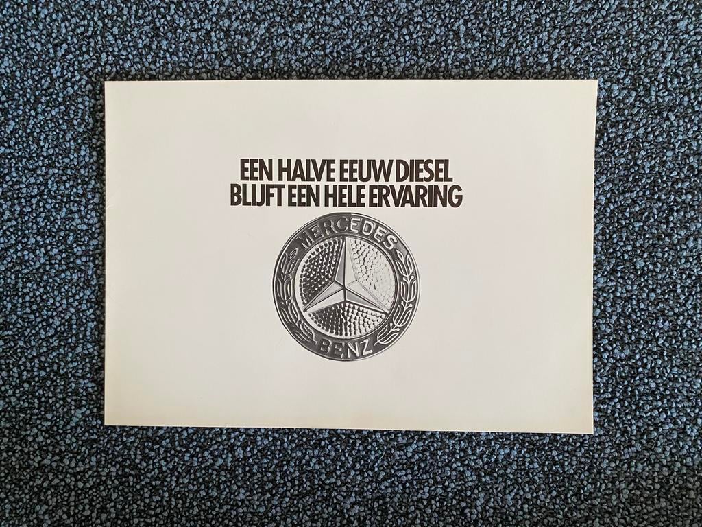 Mercedes - Een halve  eeuw diesel blijft een hele ervaring, Ophalen of Verzenden, Zo goed als nieuw, Mercedes