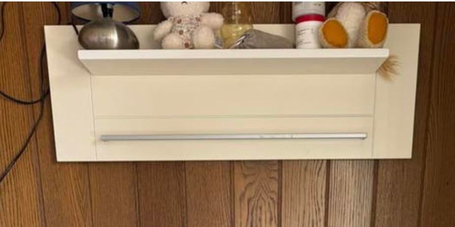 Commode wandrek wandplank plank baby, Ophalen, Zo goed als nieuw, Klamboe