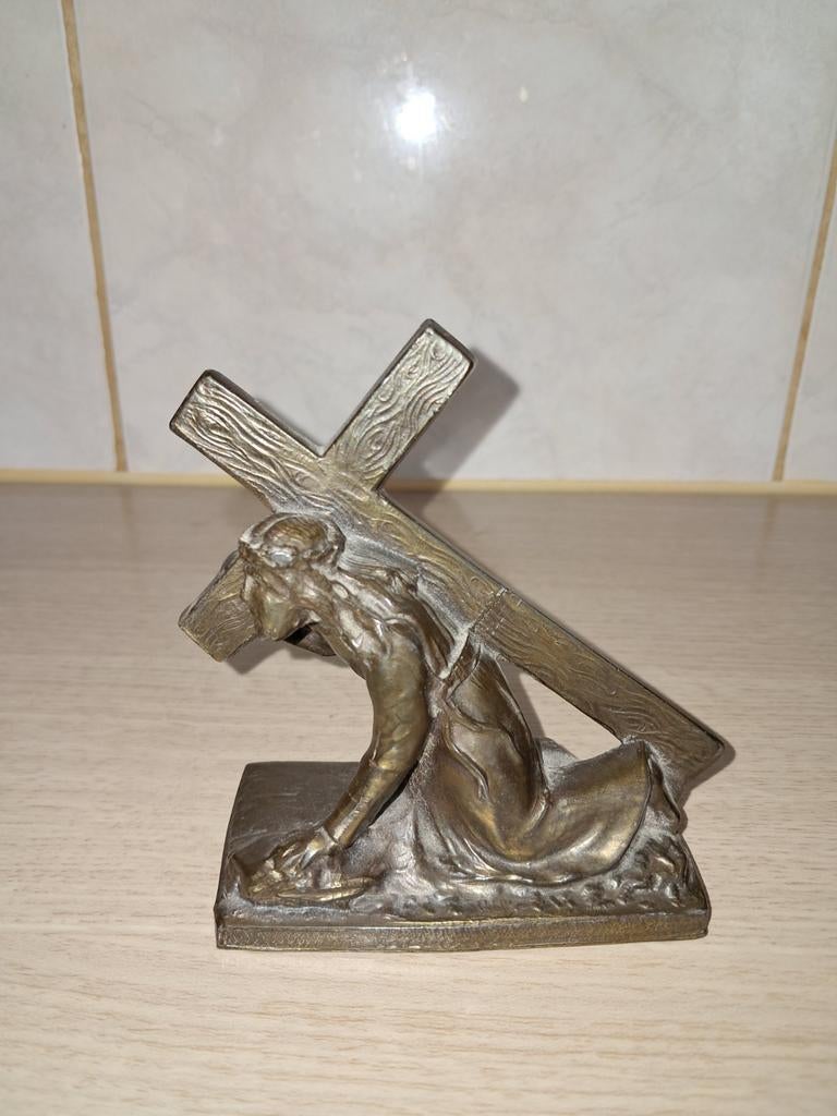 Jezus Kruisdrager, jmpc balgium a.birembaux, Ophalen of Verzenden