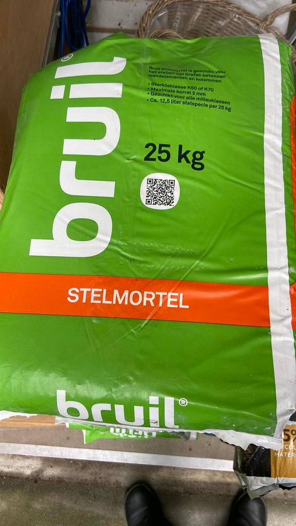 11 Bruil stelmortel ondersabelingmortel ondersabelingsmortel, Ophalen, Nieuw, Overige typen