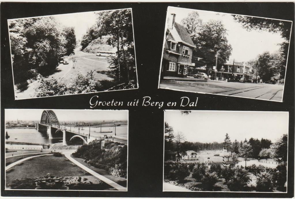 BERG EN DAL Panorama Brug Nijmegen Groeten, Verzenden, 1960 tot 1980, Gelopen, Gelderland