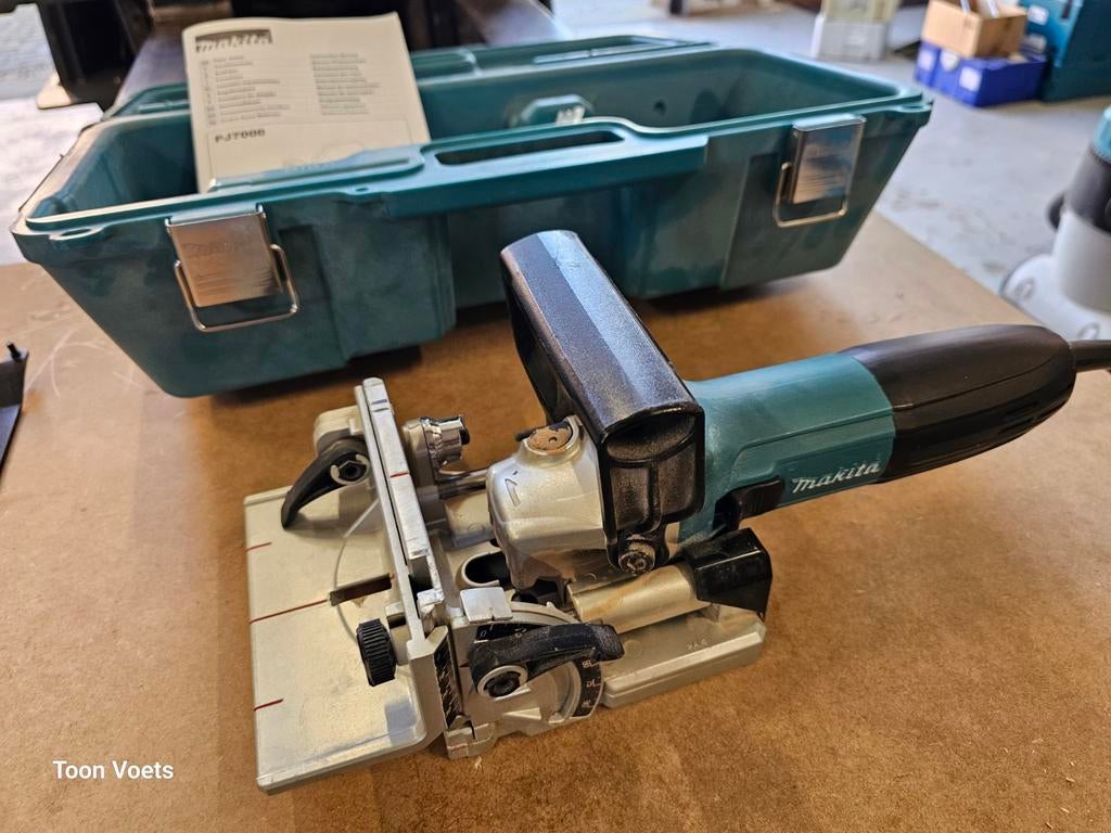 Lamello freesmachine makita PJ7000, Ophalen, Lamellenfrees, Zo goed als nieuw, Makita