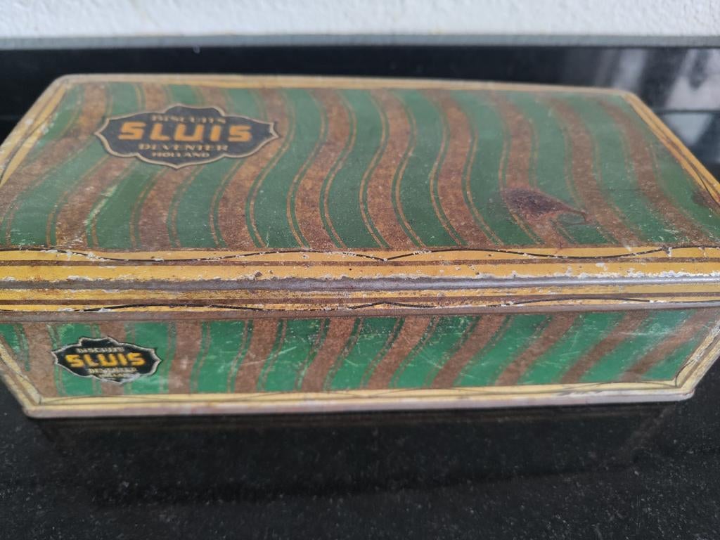 Deventer Biscuits Sluis Holland blik, Ophalen of Verzenden, Gebruikt, Overige