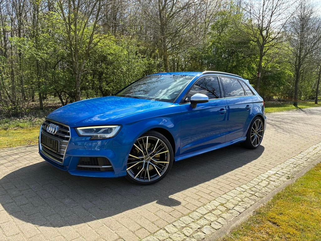 Audi S3 2.0 tfsi 2017 Facelift, Stage 1, Virtuel, 1 eigenaar, Auto's, Automaat, S3, Blauw, Leder en Stof
