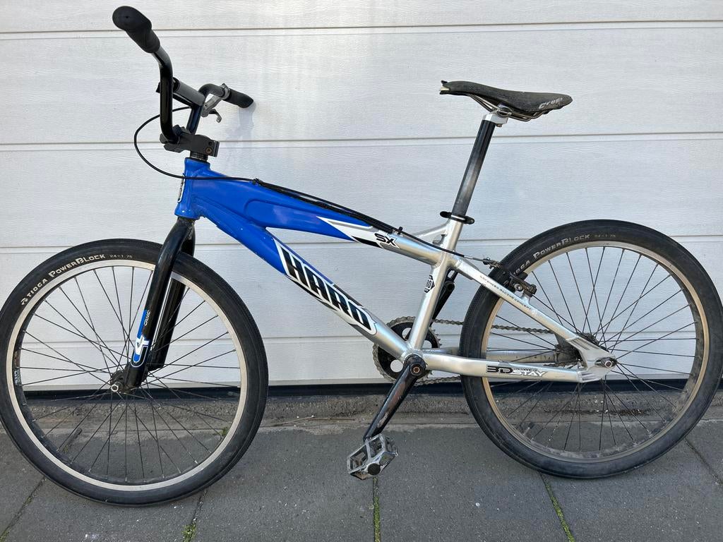 Haro Crossfiets (BMX) - Blauw/Zilver (cruiser), Ophalen, Gebruikt, Aluminium, V-brakes