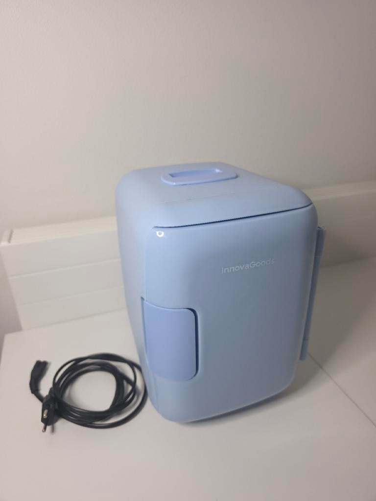 Compacte mini koelkast 4 liter - Lichtblauw, Witgoed en Apparatuur, Koelkasten en IJskasten, Zonder vriesvak, Ophalen of Verzenden
