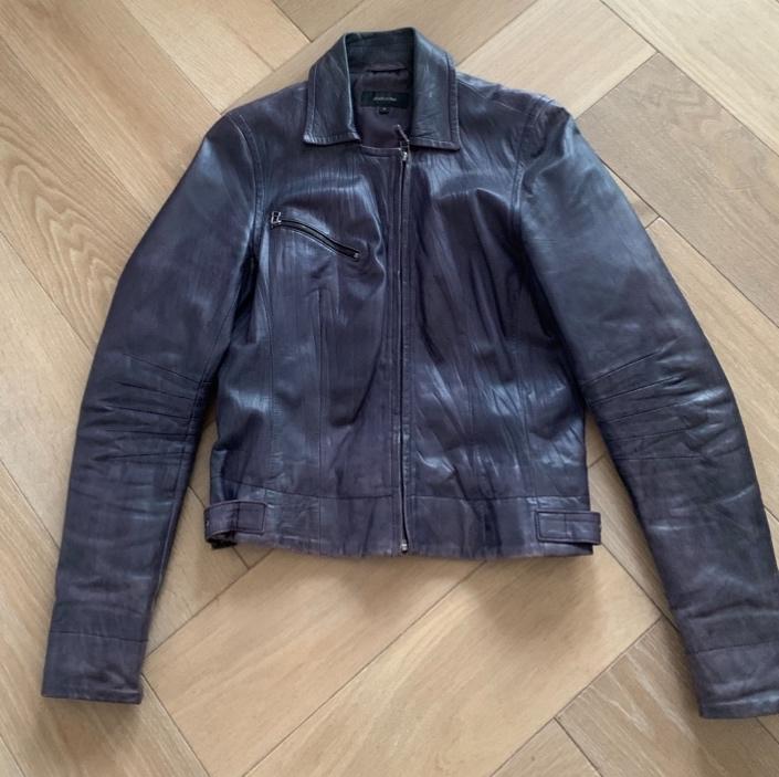 Claudia Sträter leren jasje maat 38, Maat 38/40 (M), Overige kleuren, Ophalen of Verzenden, Zo goed als nieuw