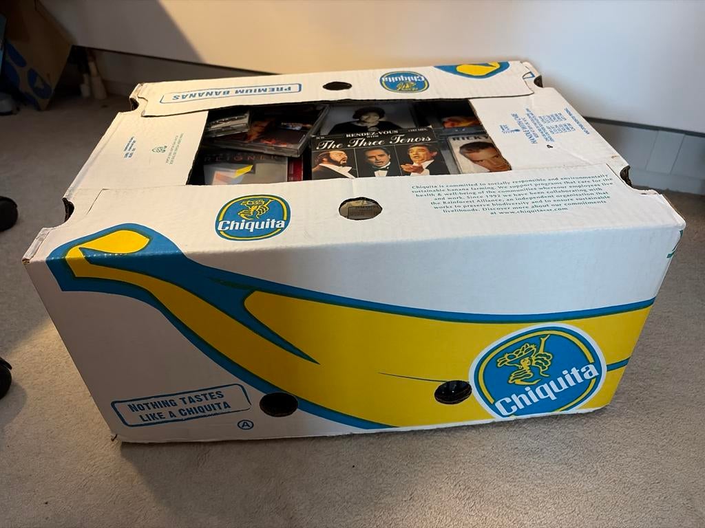 Doos vol CD's - 150+ titels, Ophalen, Gebruikt, Boxset