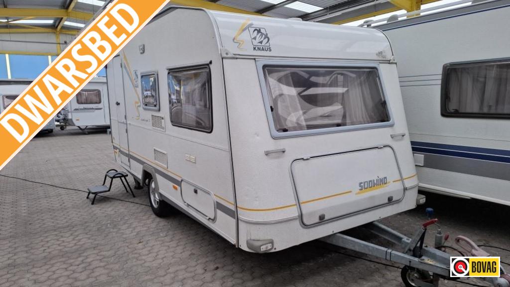 Knaus Sudwind 400 TMF As Good As Gold II, Caravans en Kamperen, Caravans, Bedrijf, Treinzit, Tot en met 3, 4 tot 5 meter