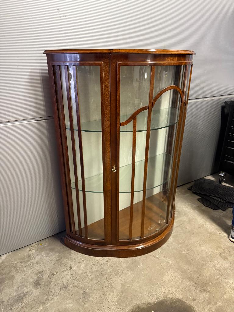 Schitterende vitrine kast, Ophalen, Art deco style, 100 tot 150 cm, Zo goed als nieuw