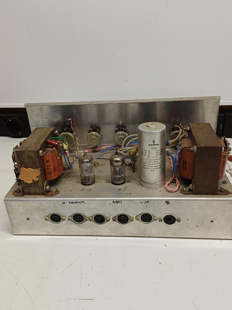 Buizenversterker zelfbouw - werking onbekend, Ophalen of Verzenden, Versterker