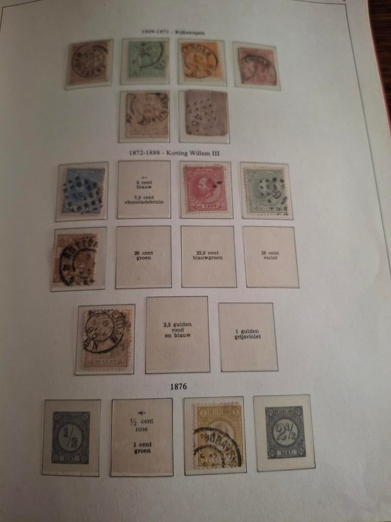 12 zeer oude Nederlandse postzegels, Ophalen of Verzenden