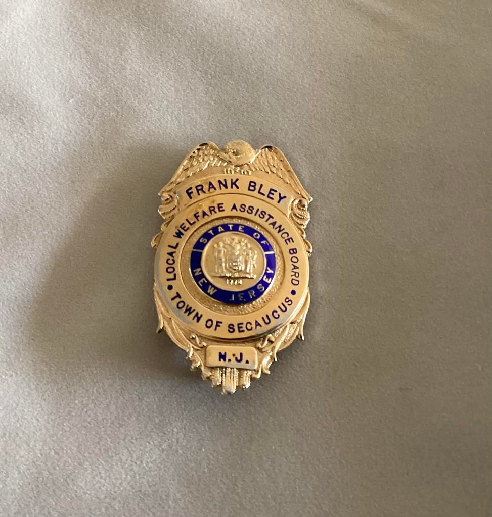 Badge State of New Jersey (vintage), Ophalen of Verzenden, Gebruikt