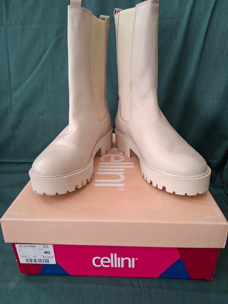 Cellini laarsjes maat 40, Beige, Nieuw, Ophalen of Verzenden, Lage of Enkellaarzen