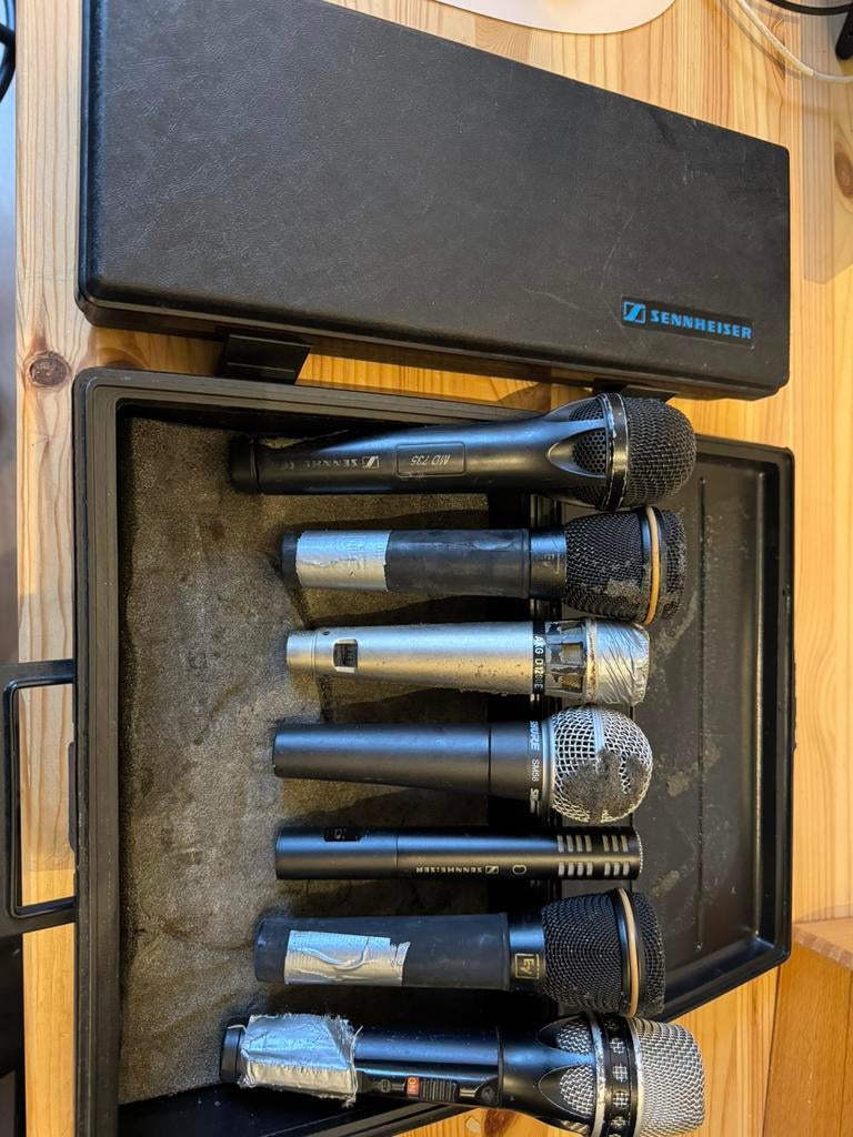 Diverse microfoons - DEFECT, Muziek en Instrumenten, Microfoons, Ophalen, Gebruikt, Zangmicrofoon