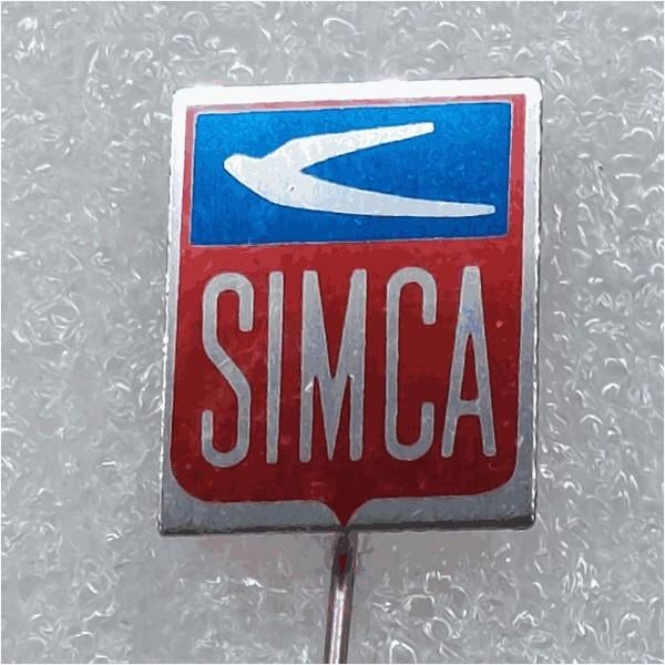 SP0642 Speldje Simca 15 x 20 mm, Ophalen of Verzenden, Gebruikt, Overige onderwerpen