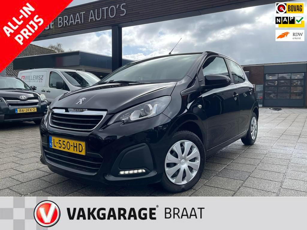 Peugeot 108 1.0 l CARPLAY l CAMERA l AIRCO l RIJKLAAR!, Voorwielaandrijving, Stof, Gebruikt, Euro 6