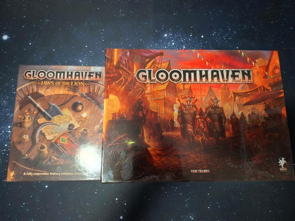 Gloomhaven + Jaws of the Lion, Hobby en Vrije tijd, Gezelschapsspellen | Bordspellen, Een of twee spelers, Ophalen of Verzenden
