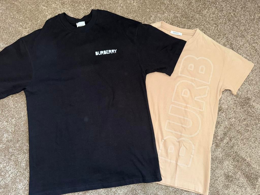 Burberry t shirts, Ophalen of Verzenden, Nieuw, Overige maten, Zwart