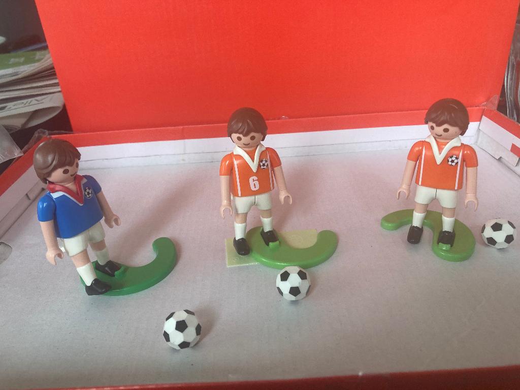 Playmobil voetballers Nederlands elftal, Kinderen en Baby's, Ophalen of Verzenden, Gebruikt