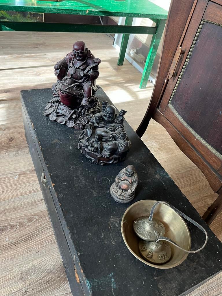 Lachende Boeddha beeldjes, Ophalen, Gebruikt