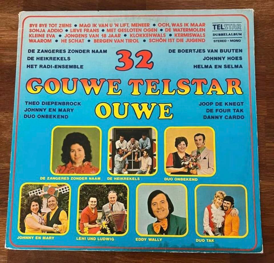 LP 32 Gouwe Telstar Ouwe Dubbel LP, Ophalen of Verzenden, Zo goed als nieuw, 12 inch, Nederlandstalig