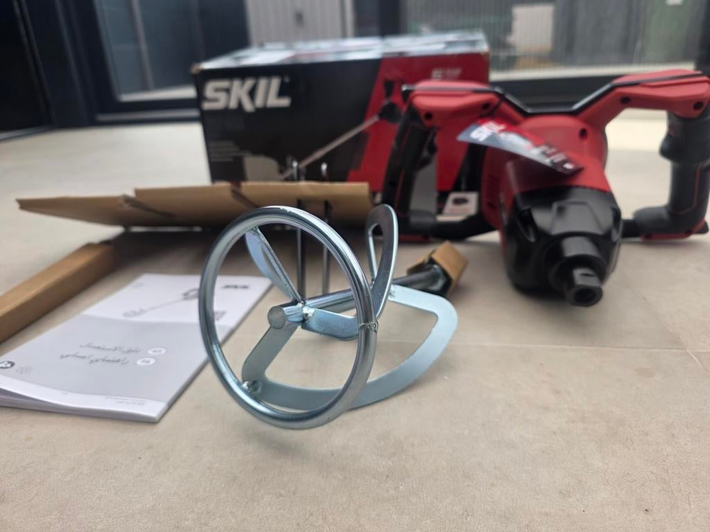 Skil accu mortel-verfmenger PWR core 20v, Doe-het-zelf en Verbouw, Gereedschap | Boormachines, Ophalen of Verzenden, Nieuw