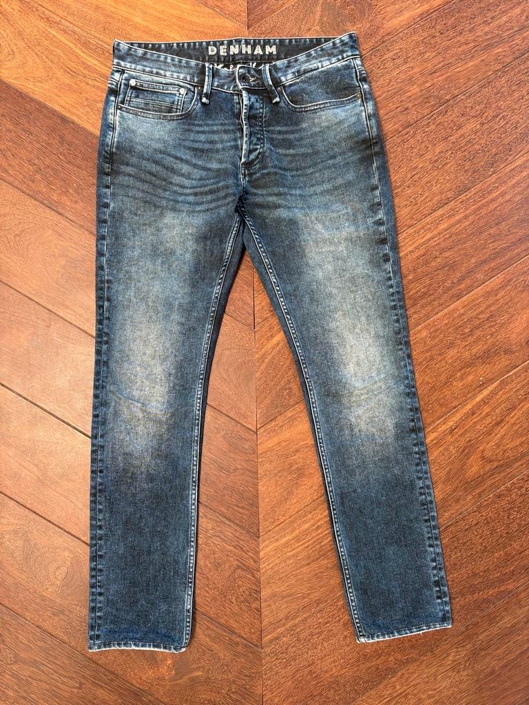 Denham Razor Slim Fit spijkerbroek W32 L34, Ophalen of Verzenden, Zo goed als nieuw, Blauw, W30 - W32 (confectie 38/40)