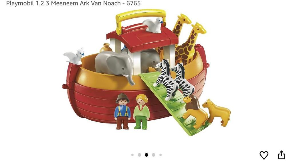 Playmobil Ark van Noach 6765, Ophalen, Zo goed als nieuw