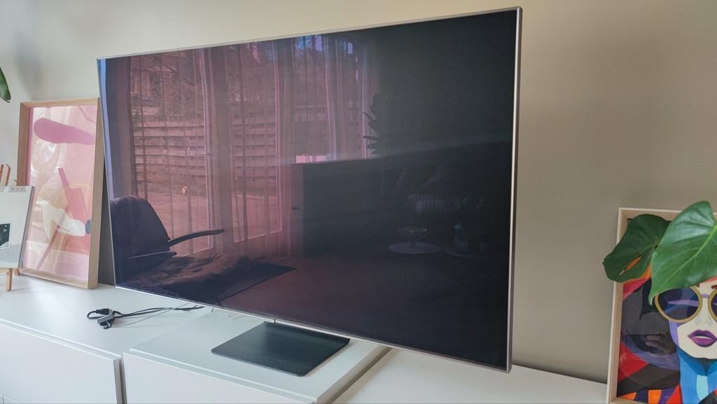 Samsung 55 inch QLED + Soundbar, Ophalen of Verzenden, 100 cm of meer, Samsung