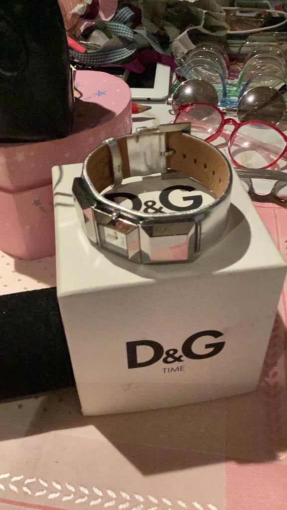 Dolce & Gabbana armband horloge, Verzenden, Zo goed als nieuw, Zilver