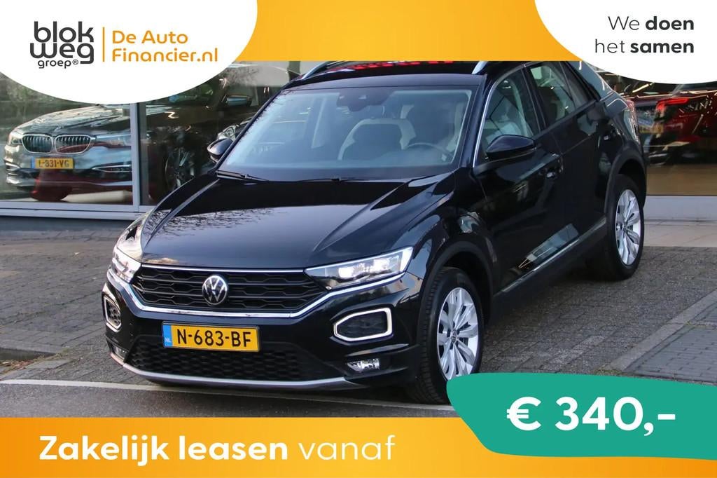 Volkswagen T-Roc 1.5 TSI Sport Business VIRT. C € 19.995,0, 1254 kg, 15 km/l, 150 pk, Zwart