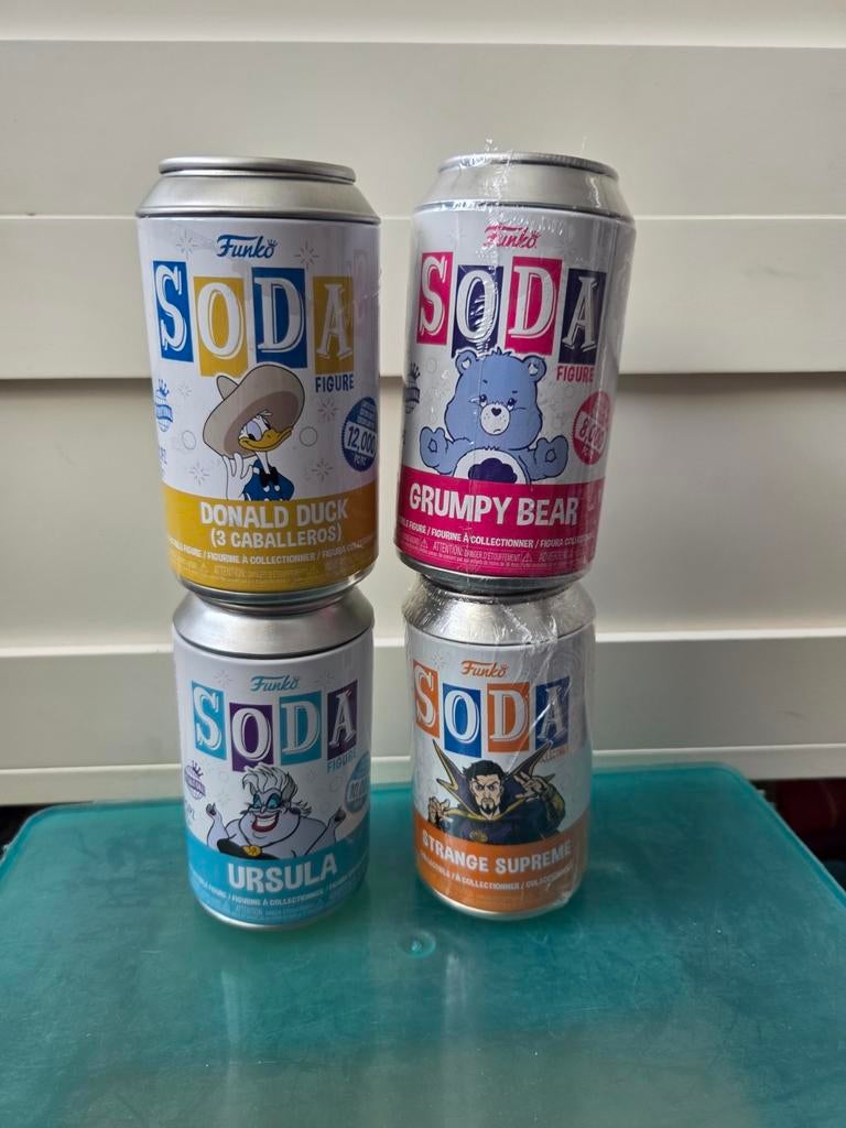 Diverse Funko Soda Figuren: Donald Duck, Grumpy Bear, Ursula, Ophalen of Verzenden, Nieuw