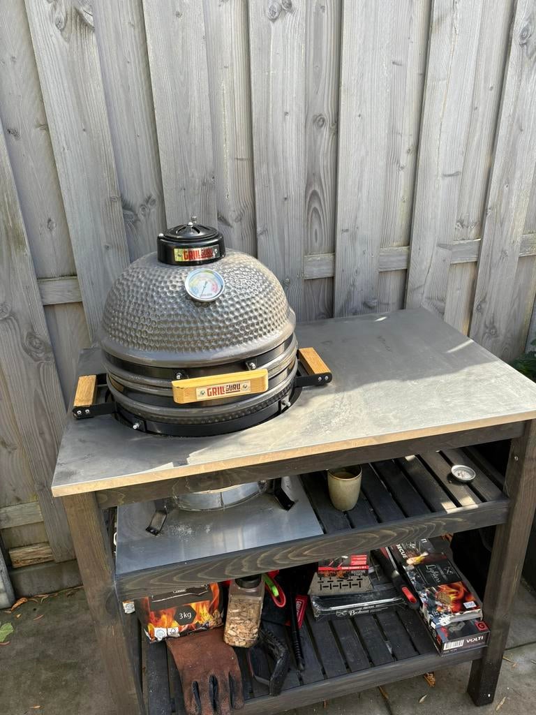 Grill guru BBQ met buitenkeuken, Ophalen