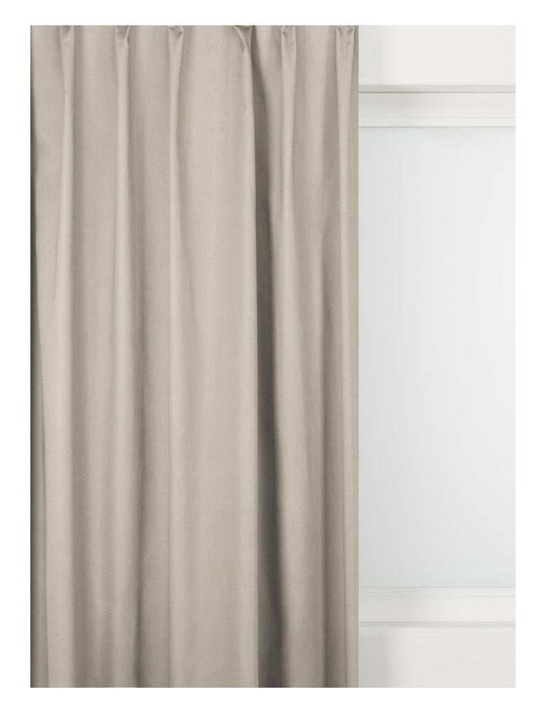 Hema lichtdoorlatende gordijnen naturel (2x H 210 x L 110cm), Crème, 100 tot 150 cm, 200 cm of meer, Nieuw