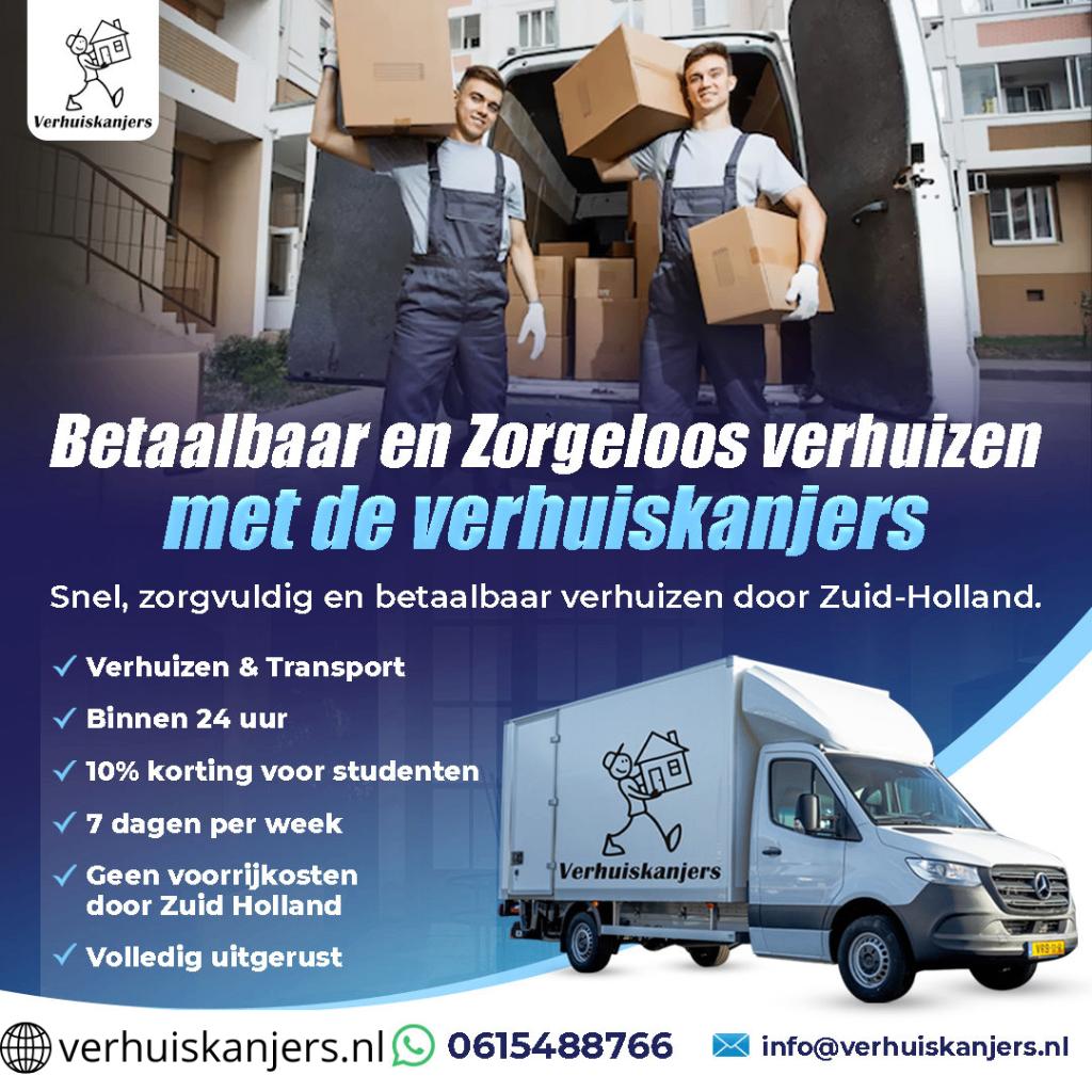 Goedkoop verhuizen– Verhuisservice Zuid-Holland, Inpakservice, Verhuizen binnen Nederland