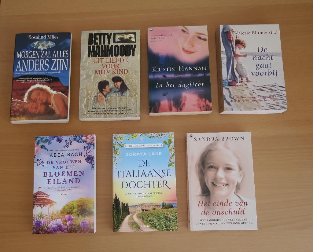 Set van 7 romans voor veel leesplezier, Ophalen of Verzenden, Zo goed als nieuw