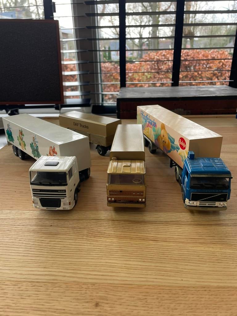 Lion Car DAF 95XF, 3300, Volvo F12 - TicTac, DAF, Robijn, Hobby en Vrije tijd, Modelauto's | 1:50, Ophalen of Verzenden, Bus of Vrachtwagen