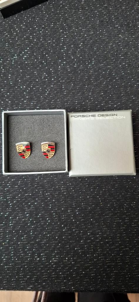 Porsche Design Manchetknopen - Nieuw in doos, Sieraden, Tassen en Uiterlijk, Manchetknopen, Ophalen of Verzenden, Nieuw, Overige materialen