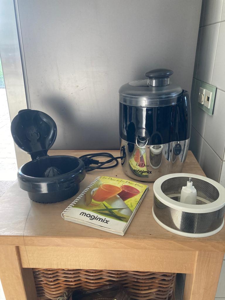MAGIMIX LE DUO PLUS, Ophalen, Zo goed als nieuw, Elektrisch, Sapcentrifuge