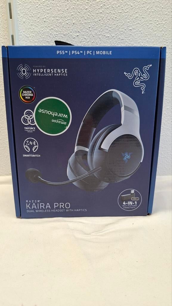 Razer Kaira Pro Dual Wireless Headset met Haptics, Spelcomputers en Games, Overige typen, PlayStation 4, Nieuw, Ophalen of Verzenden