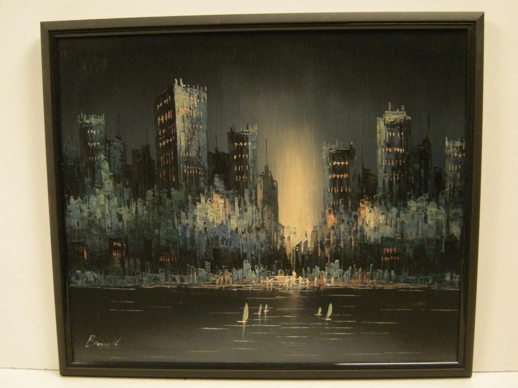 Skyline van New York (J. belton Bonsall), Ophalen, Gebruikt, 50 tot 75 cm, 50 tot 75 cm