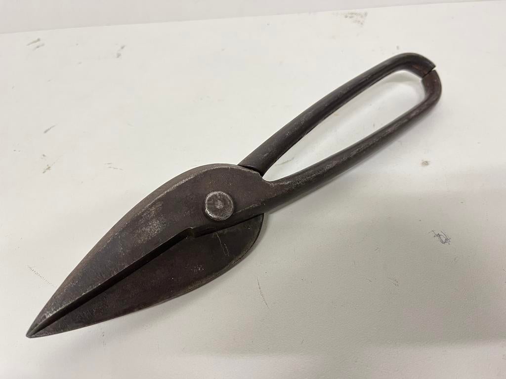 Oude Plaat schaar 29 cm lang goudsmid, Ophalen of Verzenden