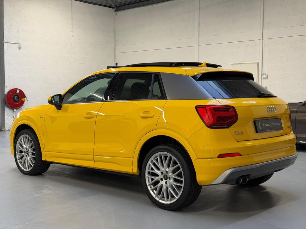 Audi Q2 1.4 TFSI CoD 150 PK - S TRONIC - S LINE - SCHUIFDAK, Gebruikt, 150 pk, Leder en Stof, 19 km/l