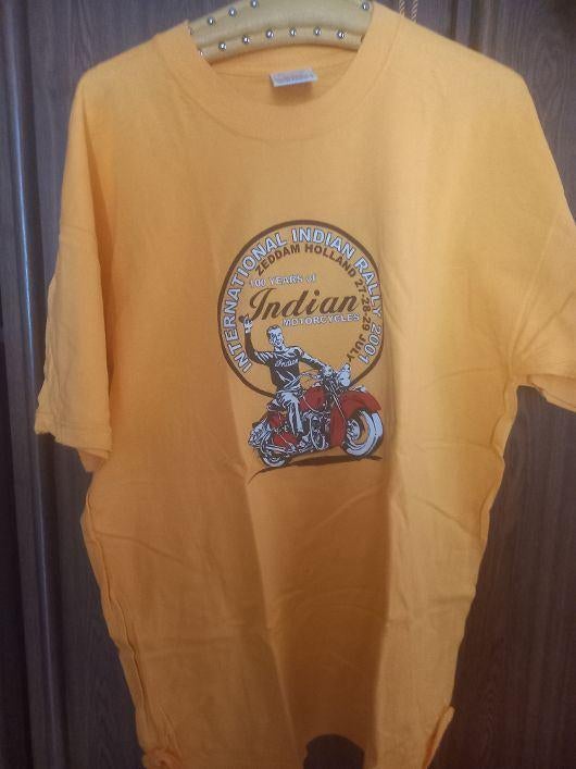 motorshirt international indian rally 2001 mt XL zeddam 2001, Ophalen of Verzenden, Nieuw zonder kaartje, Overige typen