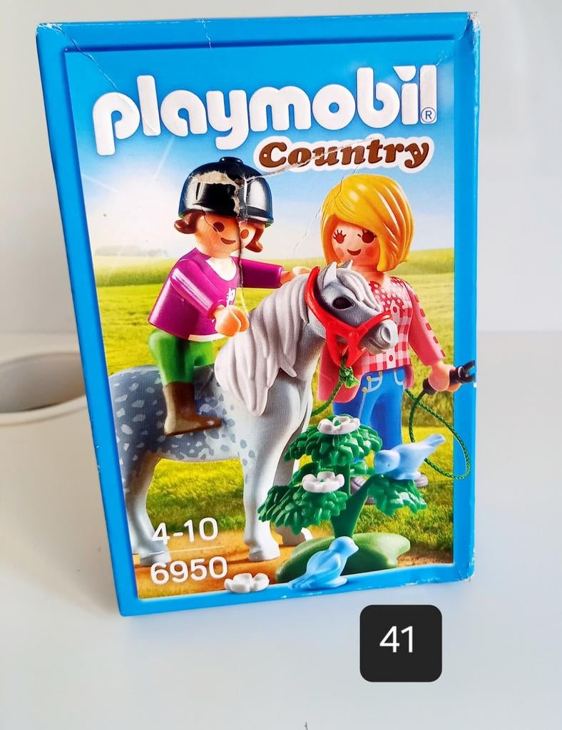 Playmobil Country Paardrijles 6950 nieuw in doos, Ophalen of Verzenden, Nieuw, Complete set